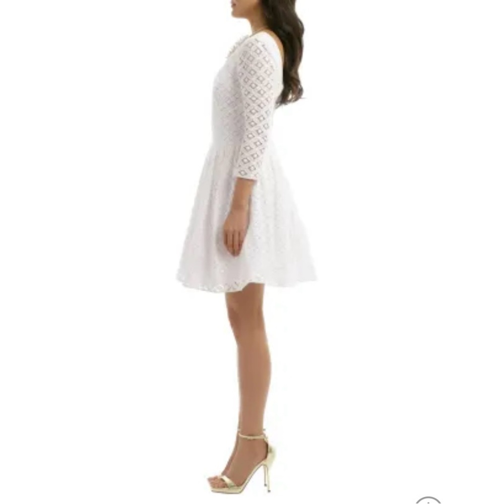 Lilly Pulitzer Bianca Flores Dress White 00 - Picture 10 of 10